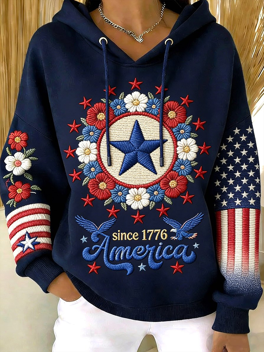 America 250 Years Since 1776 Hoodie Fourth Of July Apparel America's Birthday Gifts