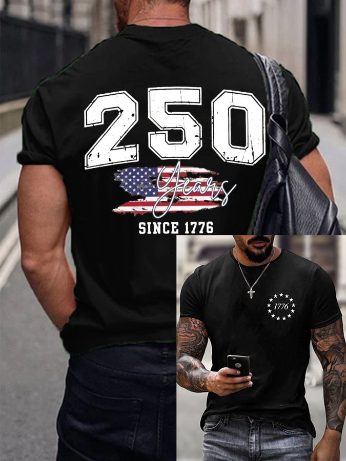 America 250 Years Since 1776 Shirt US 250th Anniversary Patriot Apparel Gifts For Him