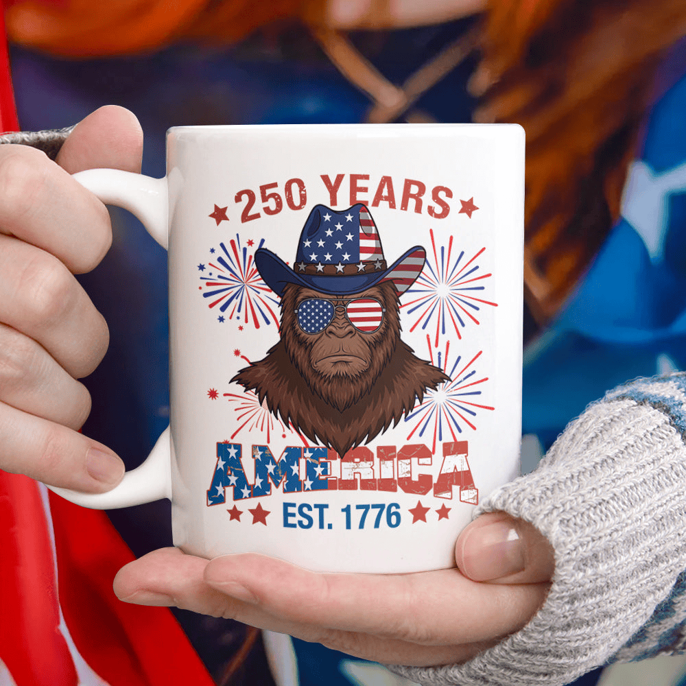 America 250 Years White Mug Independence Day 2026 Cup Best Coffee Mug