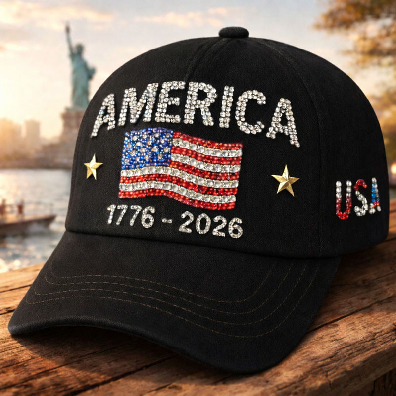 America 250th Anniversary 1776 2026 Hat American Flag Logo Cap Patriotic Gift Ideas
