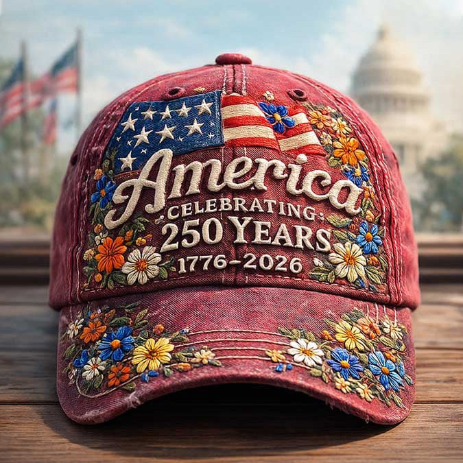 America 250th Anniversary 1776 2026 Hat America's Birthday Baseball Cap Patriotic Gift Idea