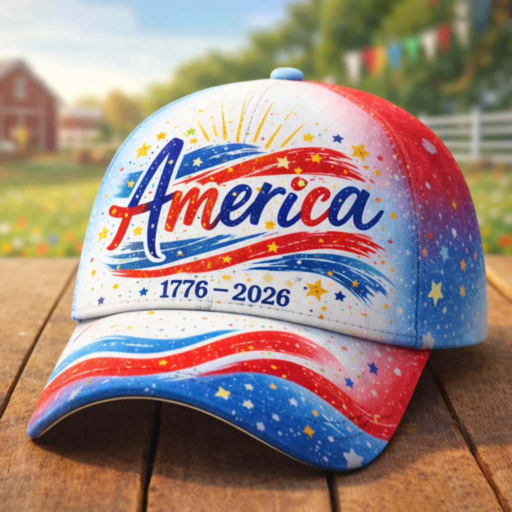 America 250th Anniversary 1776 2026 Hat Fourth Of July Baseball Cap Independence Day Merch