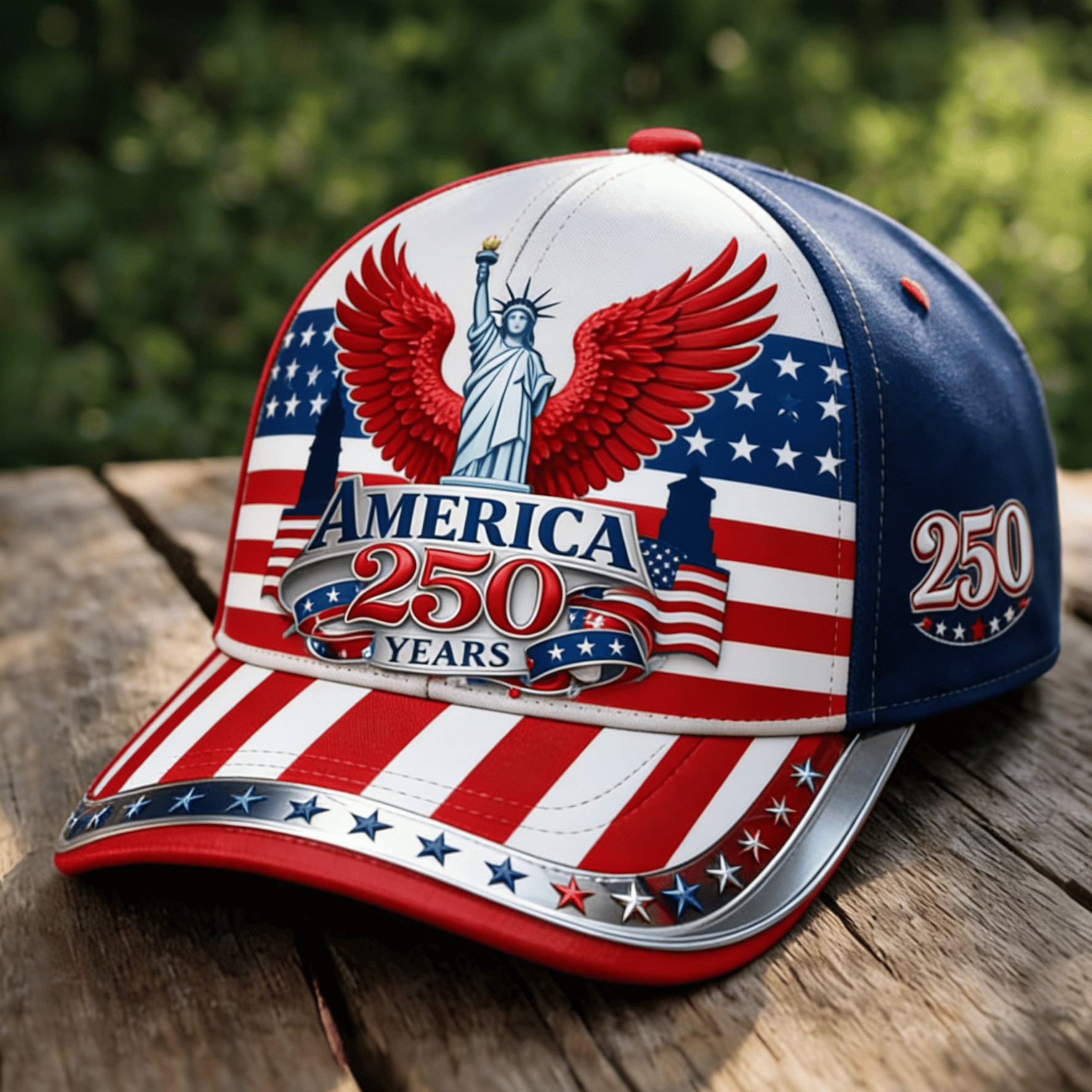 America 250th Anniversary 1776 2026 Hat Statue Of Liberty Baseball Cap Patriotic Gift Idea