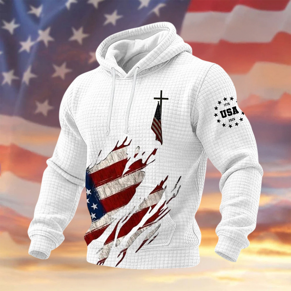 America 250th Anniversary 1776 2026 Hoodie Fourth Of July Apparel Cool Gift For Patriots