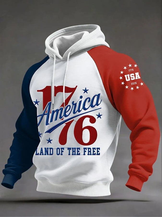 America 250Th Anniversary 1776 2026 Hoodie Land Of The Free Hoodie Patriotic Gift Ideas