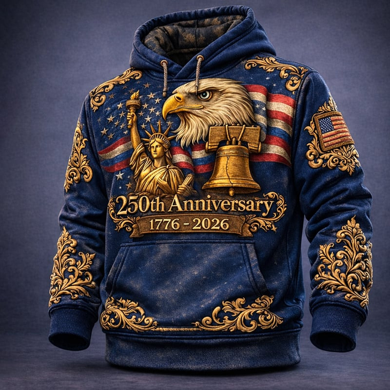 America 250th Anniversary 1776 2026 Hoodie Patriotic Mens Hoodies Gifts For 4Th Of July America 250th Anniversary 1776 2026 Hoodie Patriotic Mens Hoodies Gifts For 4Th Of July