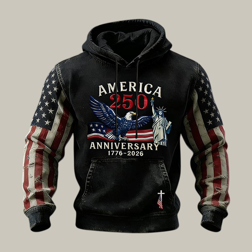 America 250th Anniversary 1776 2026 Hoodie Statue Of Liberty Apparel 4Th Of July Gifts