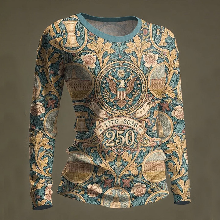 America 250th Anniversary 1776 2026 Long Sleeve Shirt Semiquincentennial Merch Patriotic Mom Gift
