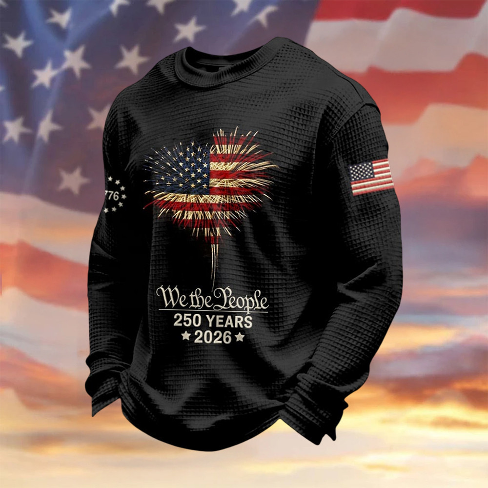 America 250th Anniversary 1776 2026 Long Sleeve Shirt We The People Clothing
