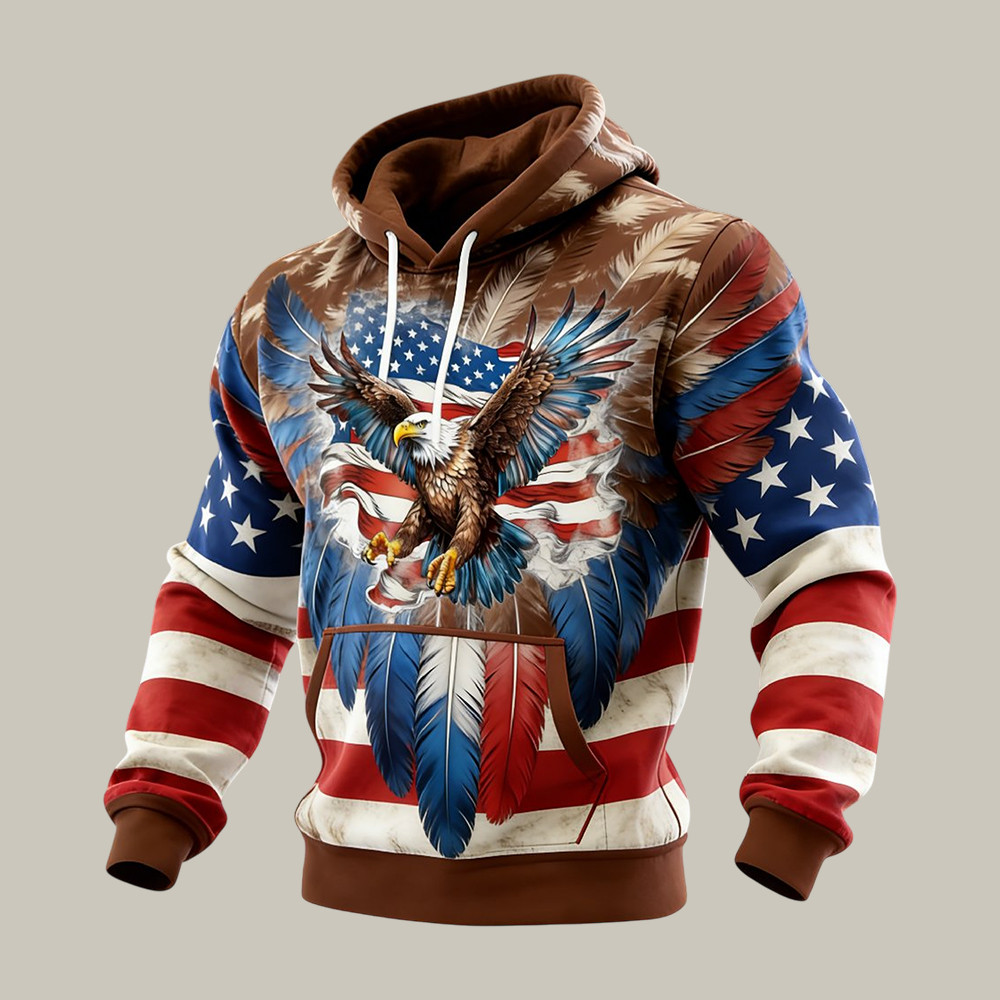 America 250th Anniversary 1776 2026 Patriotic Eagle Hoodie July 4 Outfits Present For Patriots