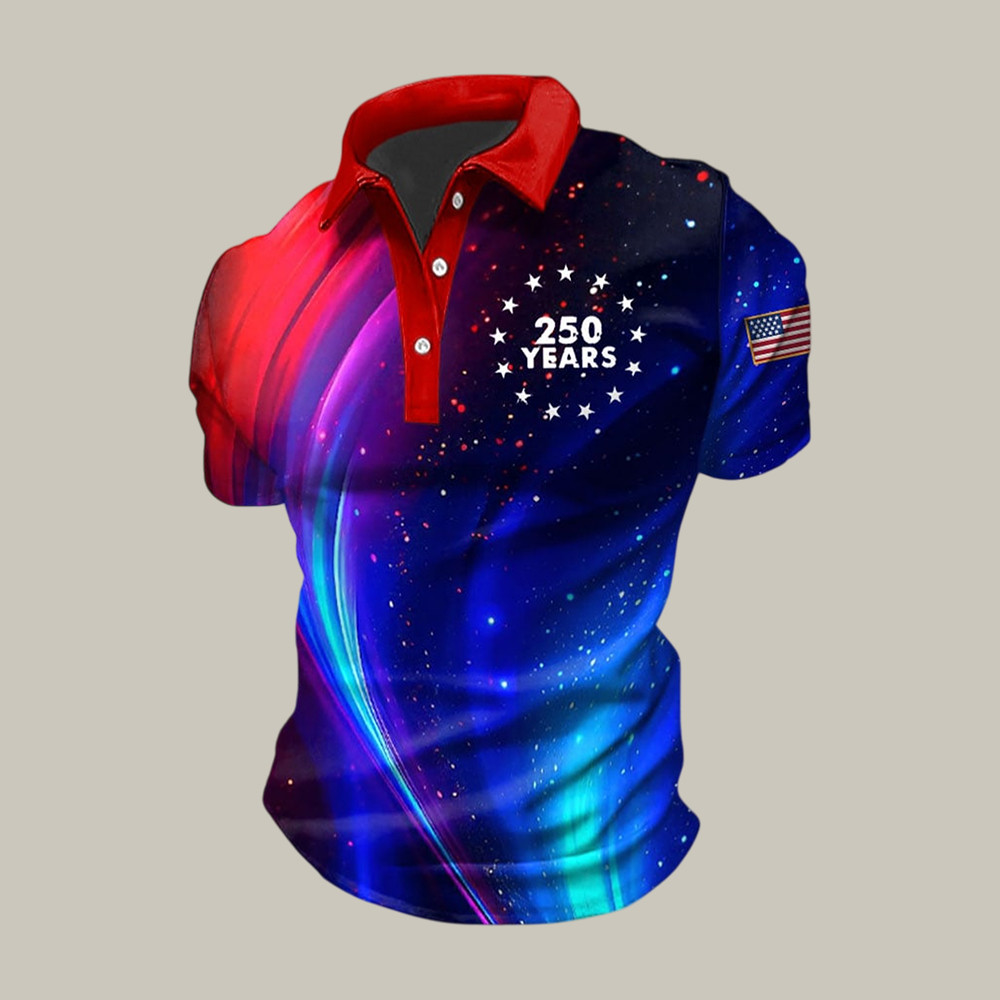 America 250th Anniversary 1776 2026 Polo Shirt America's Birthday Clothes Gift For Husband