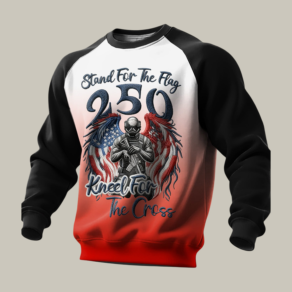 America 250th Anniversary 1776 2026 Sweatshirt 4th Of July Attire Patriotic Men Gift