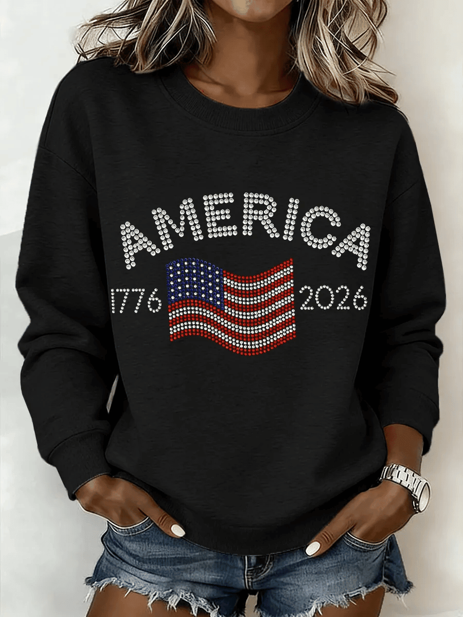 America 250th Anniversary 1776 2026 Sweatshirt Independence Day Apparel 4th Of July Gifts America 250th Anniversary 1776 2026 Sweatshirt Independence Day Apparel 4th Of July Gifts