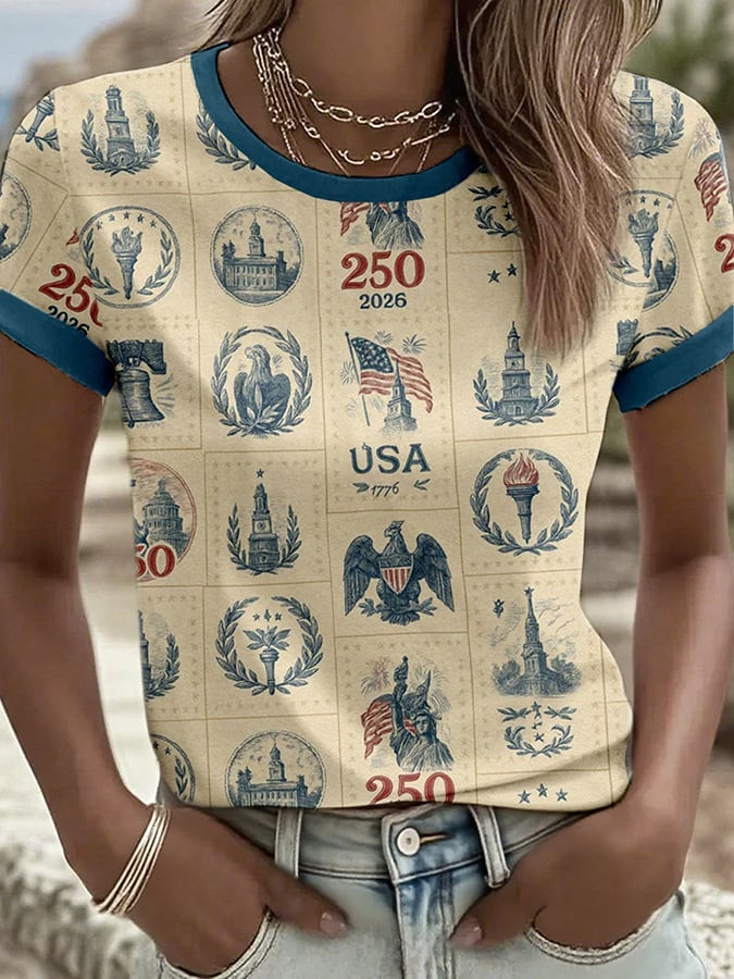 America 250th Anniversary 1776 2026 T-Shirt 4Th Of July Clothes Gift For Wife America 250th Anniversary 1776 2026 T-Shirt 4Th Of July Clothes Gift For Wife