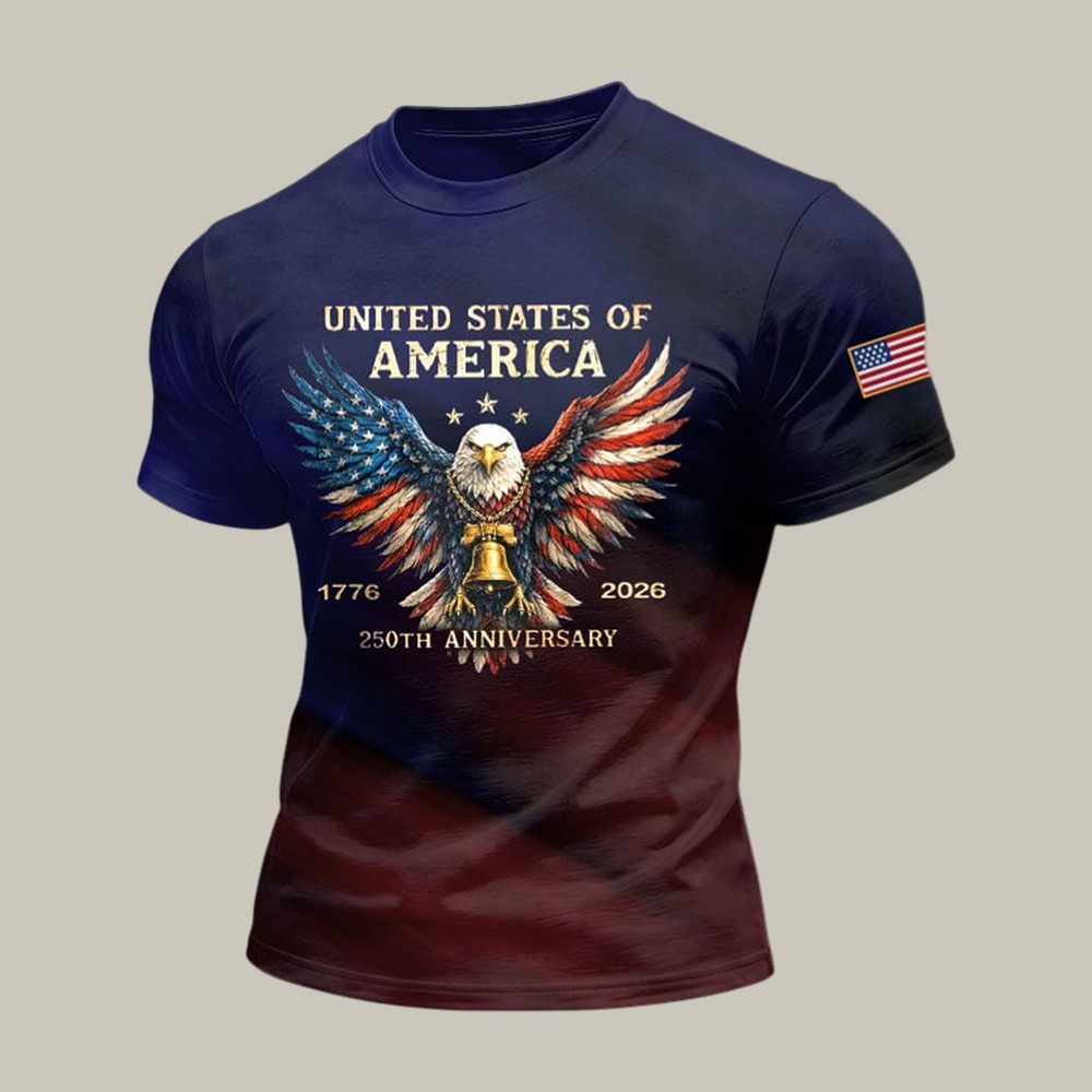 America 250th Anniversary 1776 2026 T-Shirt 4th Of July Outfit Ideas Patriotic Presents