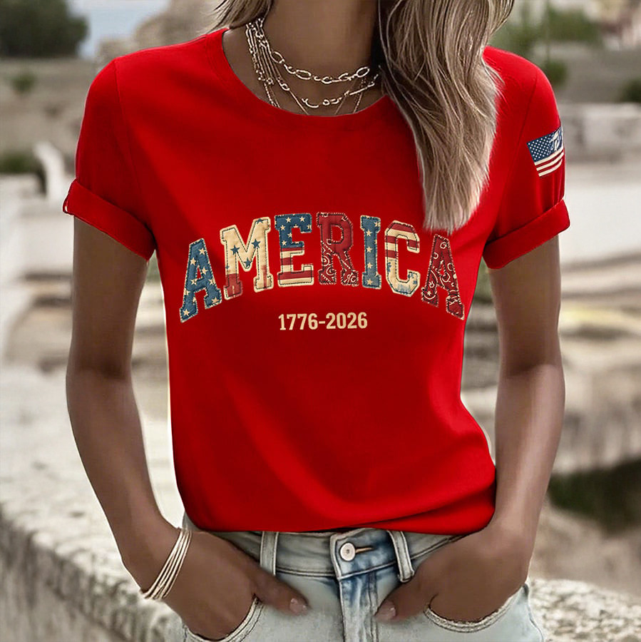 America 250th Anniversary 1776 2026 T-Shirt Best 4th Of July Clothes Present For Patriots