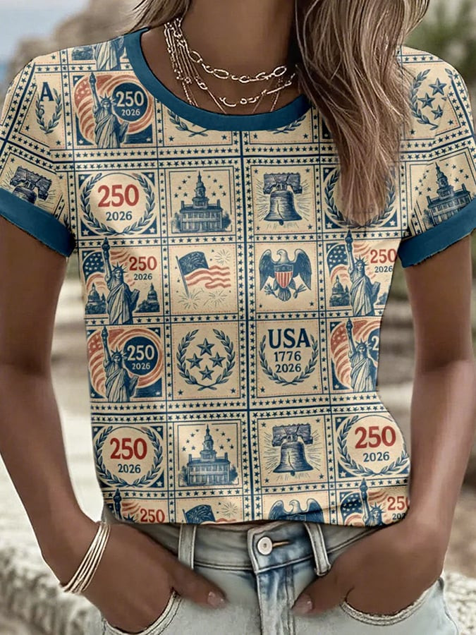 America 250th Anniversary 1776 2026 T-Shirt Liberty Bell 4Th Of July Clothing Line