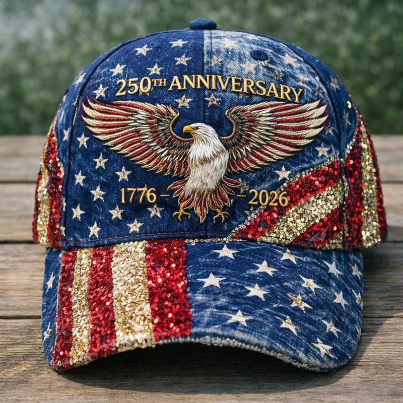 America 250th Anniversary Commemorative Eagle Hat 1776 2026 Best 4th Of July Bseball Cap