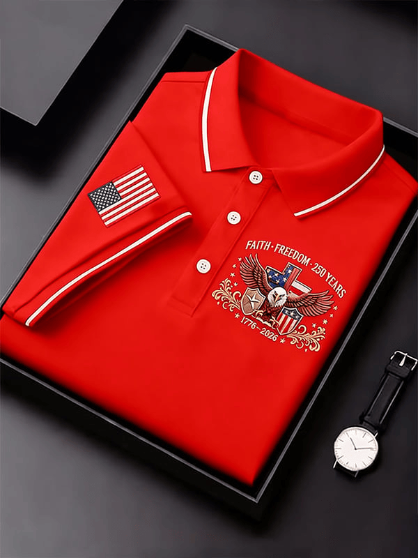 America 250th Anniversary Faith Polo Shirt Faith Freedom 250 Years 1776 2026 Apparel Gifts America 250th Anniversary Faith Polo Shirt Faith Freedom 250 Years 1776 2026 Apparel Gifts
