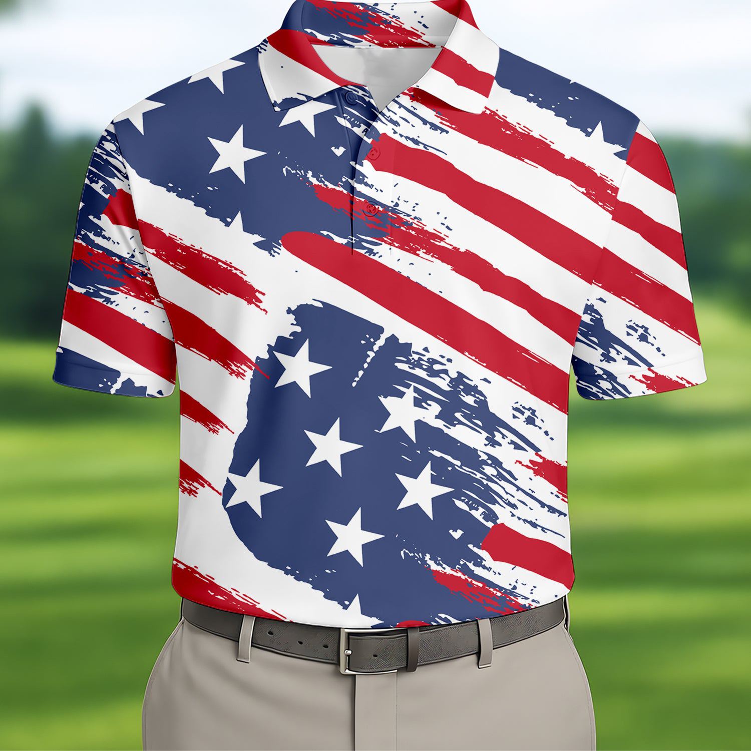 America 250Th Anniversary Golf Polo Shirt Mens Patriotic Golf Shirts Cool Golf Presents