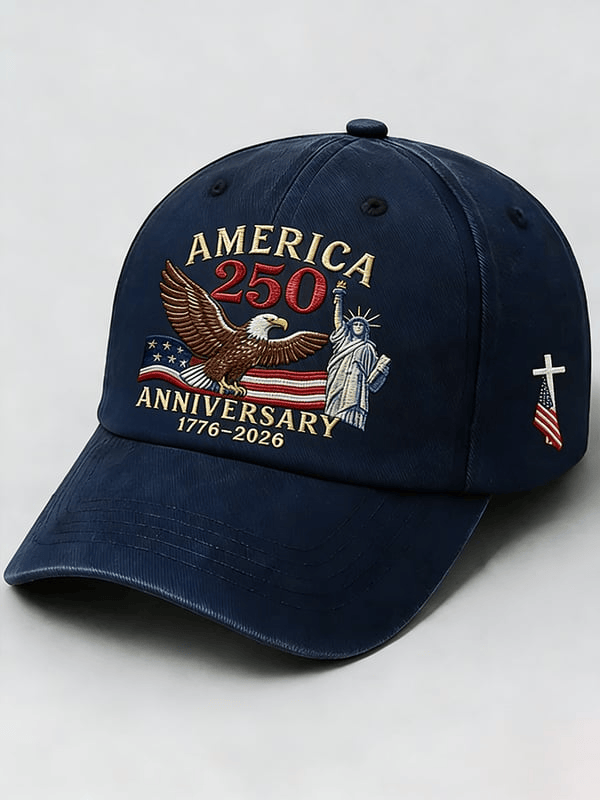 America 250th Anniversary Hat 1776 2026 Faith Cross Ball Cap Embroidered Best Patriotic Gifts America 250th Anniversary Hat 1776 2026 Faith Cross Ball Cap Embroidered Best Patriotic Gifts