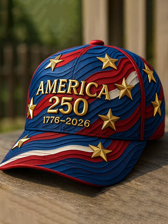 America 250th Anniversary Hat 1776 2026 Patriotic Baseball Cap Fourth Of July Presents