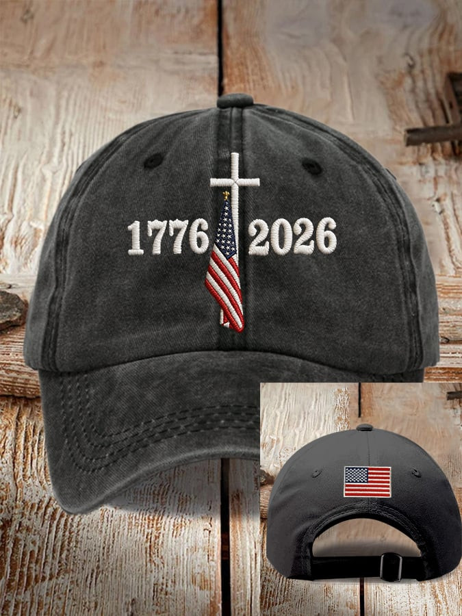 America 250Th Anniversary Hat Embroidered 1776 2026 Hat Gifts For A Patriotic Person