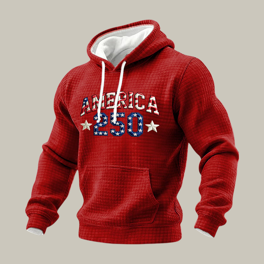 America 250th Anniversary Hoodie 1776 2026 July 4 Hooded Sweatshirt Patriotic Gifts