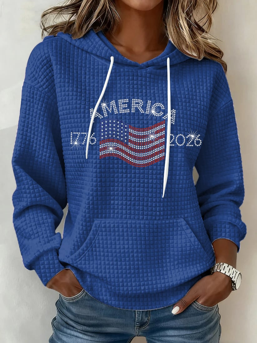 America 250Th Anniversary Hoodie 1776 2026 Women's Patriotic Apparel Gifts For Mom America 250Th Anniversary Hoodie 1776 2026 Women's Patriotic Apparel Gifts For Mom