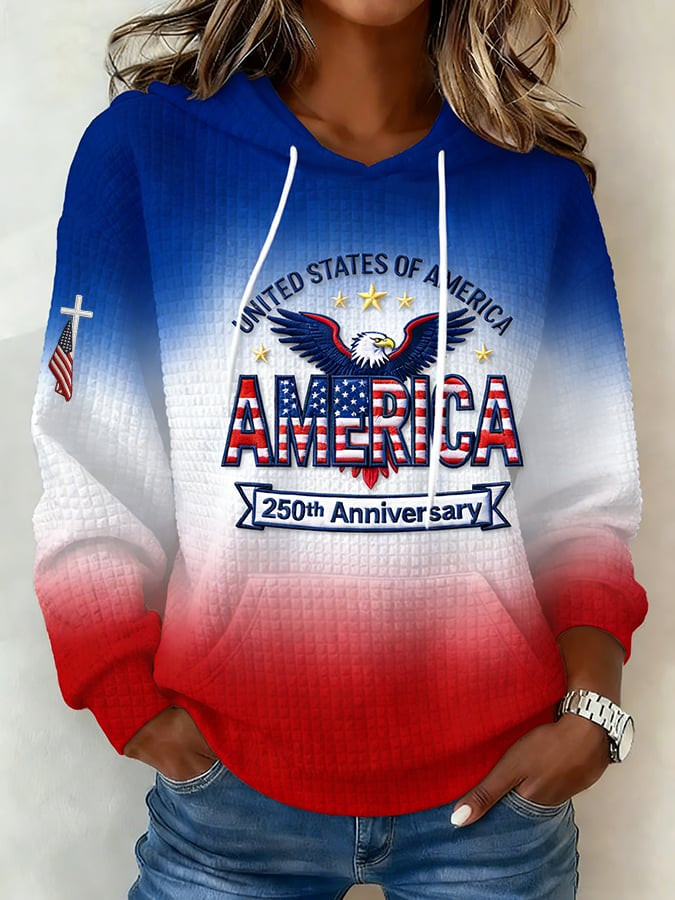 America 250th Anniversary Hoodie Best 4Th Of July Clothing Gift Ideas For Girlfriend America 250th Anniversary Hoodie Best 4Th Of July Clothing Gift Ideas For Girlfriend