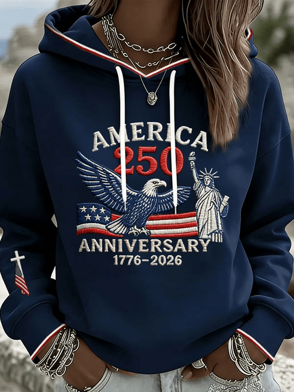 America 250th Anniversary Hoodie Faith Cross 1776 2026 Merch Patriotic Gifts For Women America 250th Anniversary Hoodie Faith Cross 1776 2026 Merch Patriotic Gifts For Women