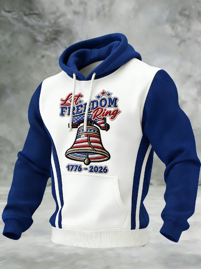America 250th Anniversary Hoodie Let Freedom Ring 1776 2026 Apparel Gifts For Patriots