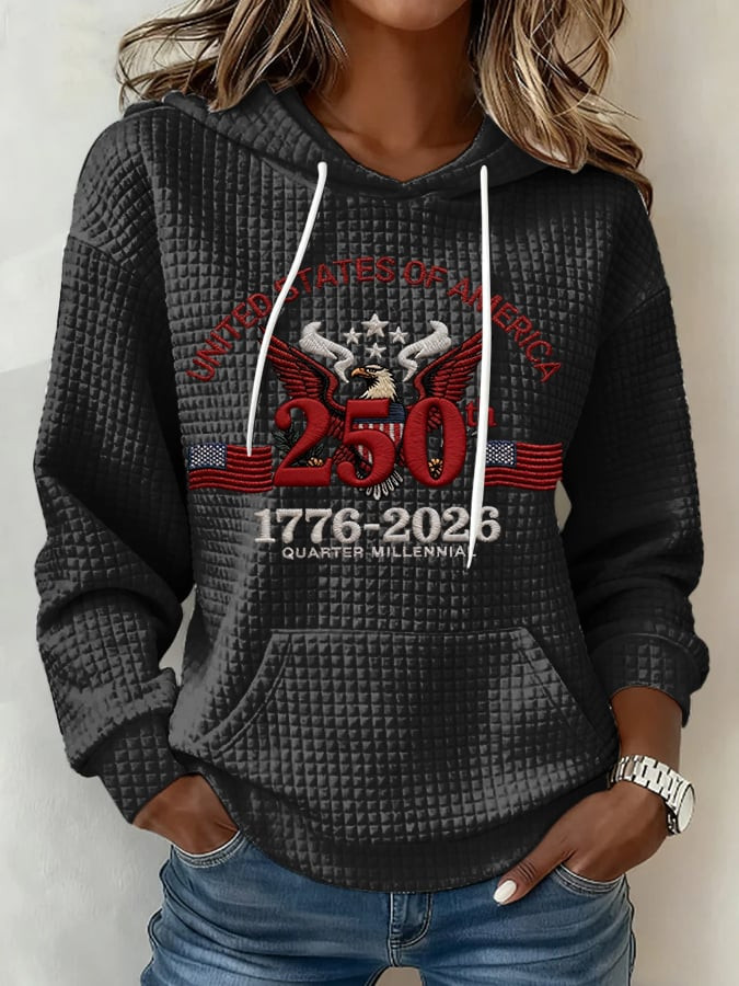 America 250Th Anniversary Hoodie Patriotic Women's Clothing 1776 2026 Merch Gifts For Sister