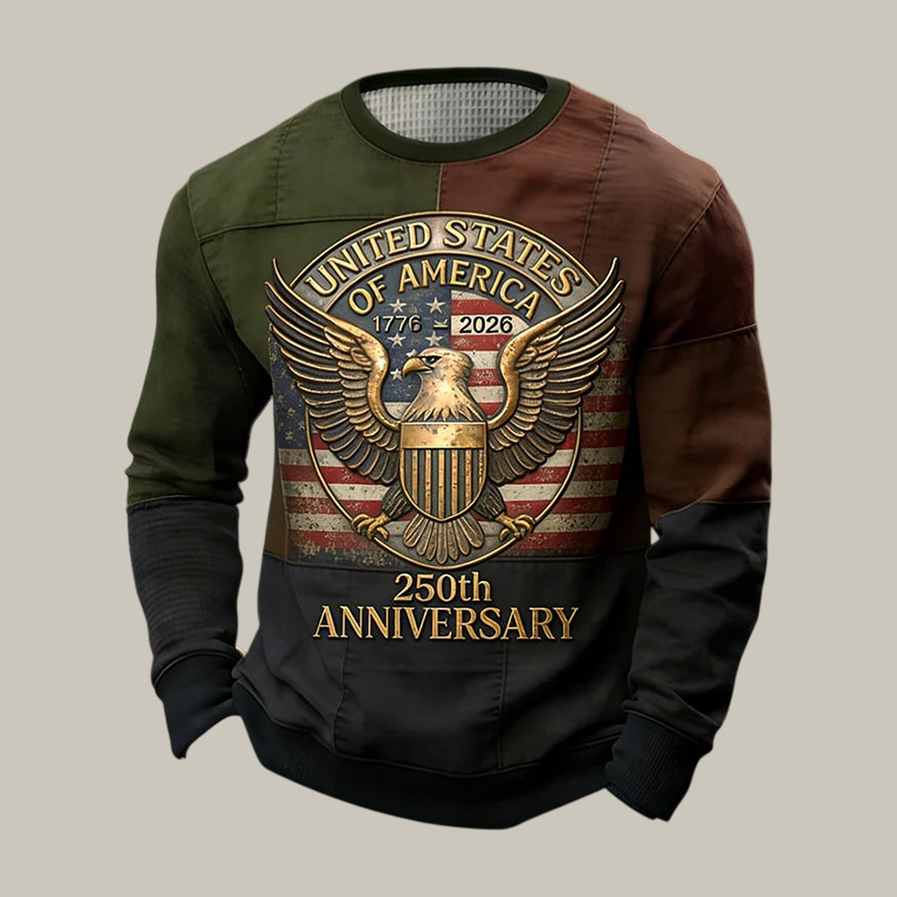 America 250th Anniversary Long Sleeve Shirt American Eagle Apparel July 4 Gift Idea