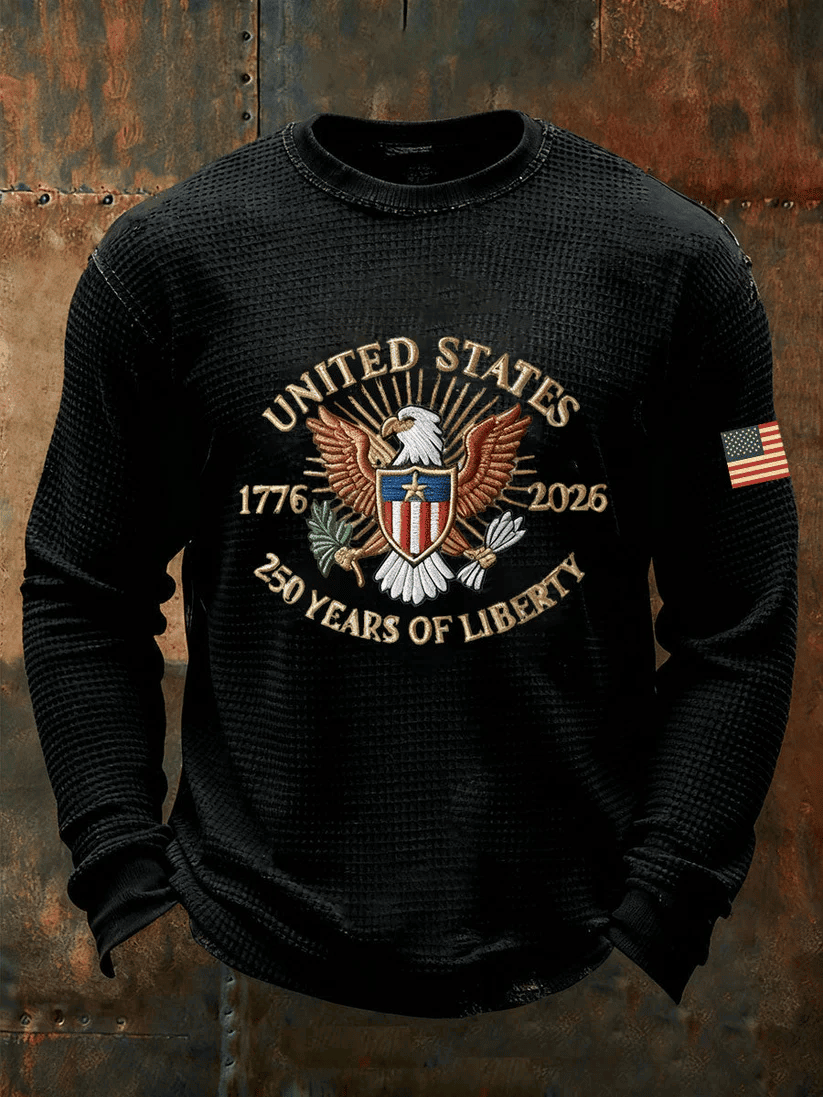 America 250Th Anniversary Long Sleeve T-Shirt 250 Years Of Defending Liberty Apparel