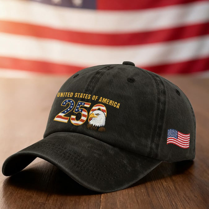 America 250th Anniversary Patriotic Eagle Hat Independence Day 2026 Baseball Cap Patriots Gift