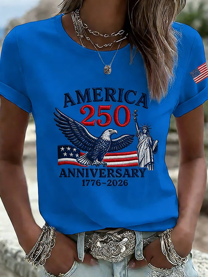 America 250th Anniversary Shirt USA Flag 1776 2026 Merch Patriotic Gifts For Her