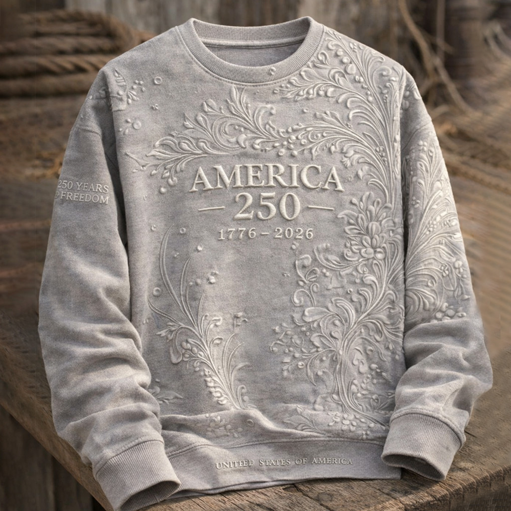 America 250th Anniversary Sweatshirt America's Birthday Clothing Husband Gift Ideas