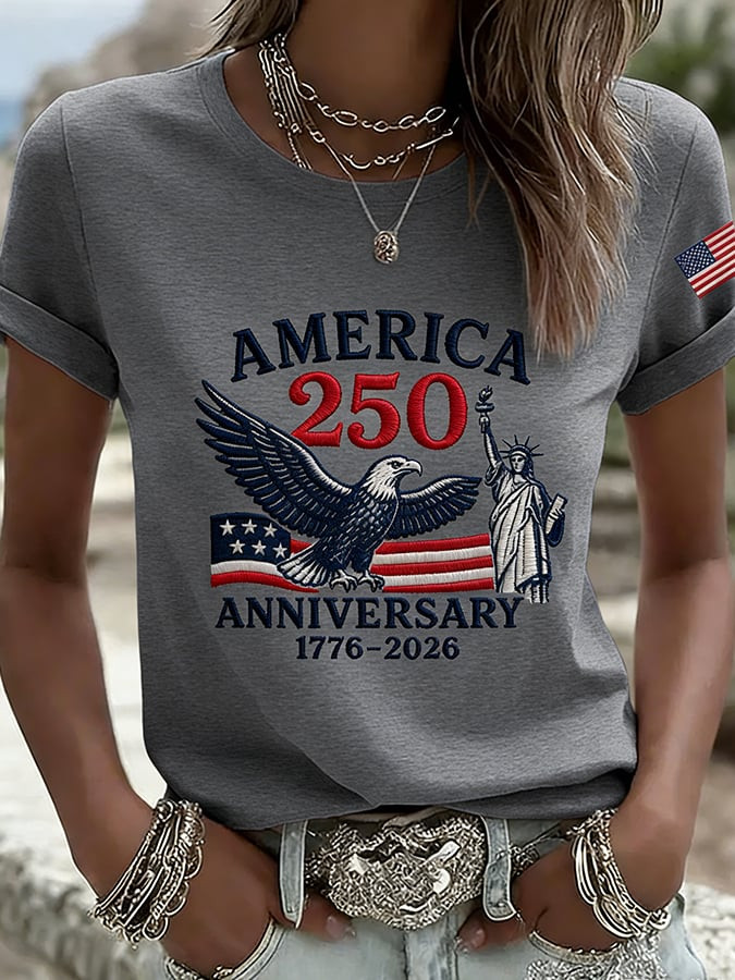 America 250th Anniversary T-Shirt 1776 2026 American Patriot Apparel Gifts For Mom
