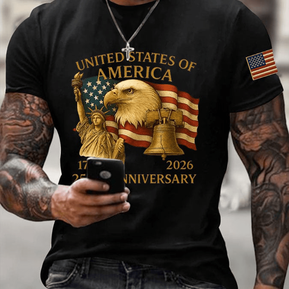 America 250Th Anniversary T-Shirt 1776 2026 Patriotic Veterans Clothing Gifts