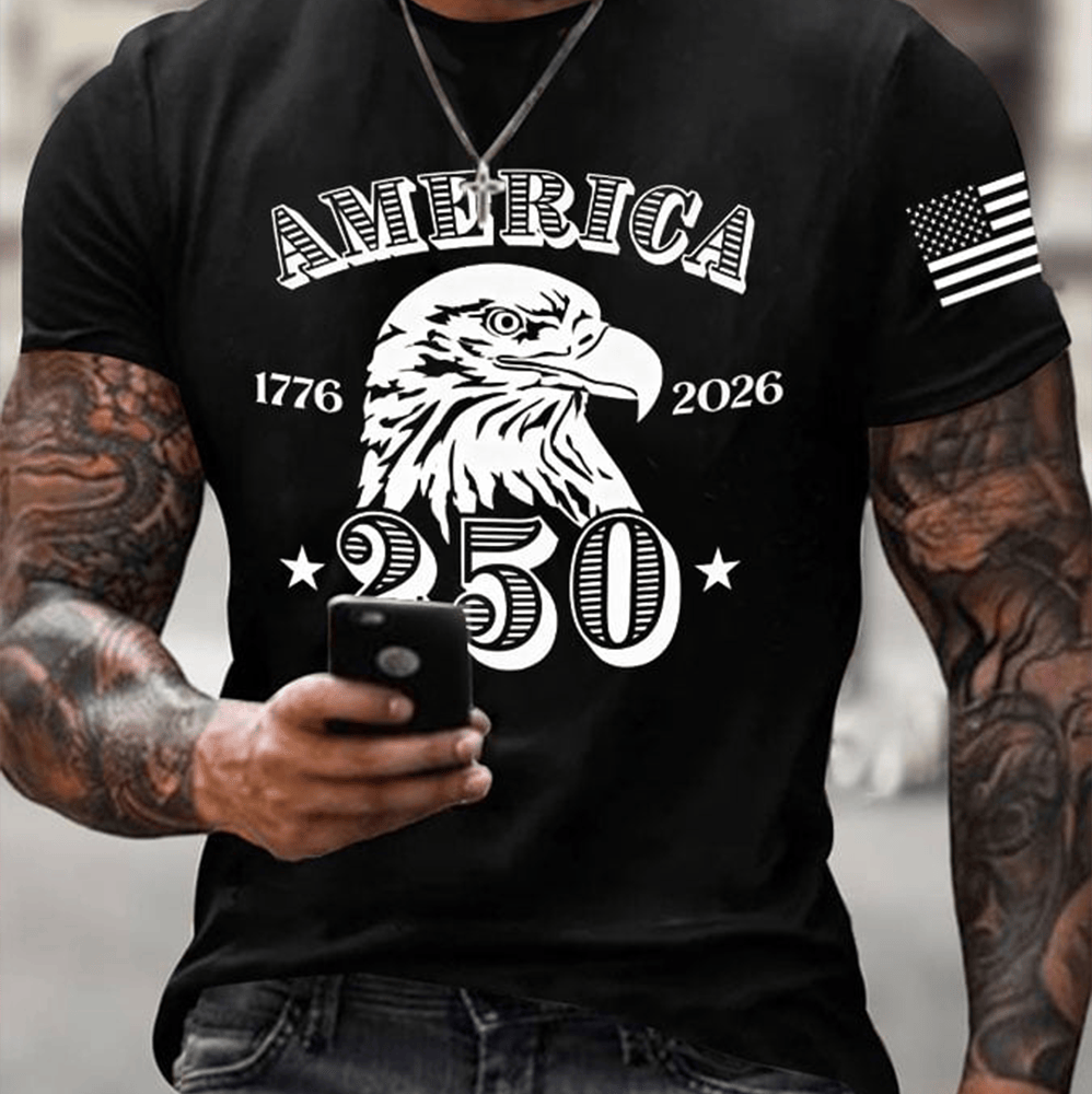 America 250Th Anniversary T-Shirt 1776 2026 Patriotic Veterans Gifts For Him