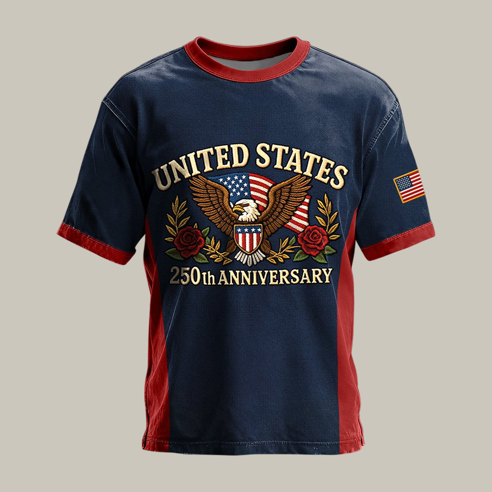 America 250th Anniversary T-Shirt American Eagle Shirt July 4 Gift For Him