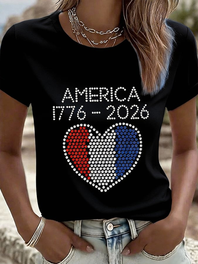 America 250th Anniversary T-Shirt Best 4Th Of July Clothes Gift For Her America 250th Anniversary T-Shirt Best 4Th Of July Clothes Gift For Her