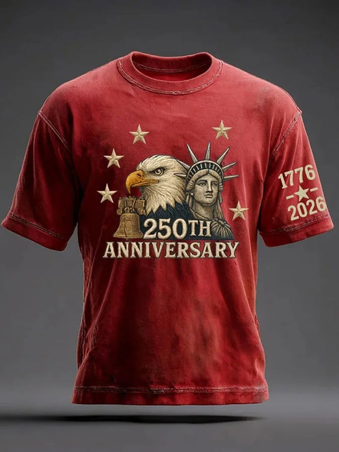 America 250th Anniversary T-Shirt Patriotic 1776 2026 Merch Fourth Of July Gift Ideas
