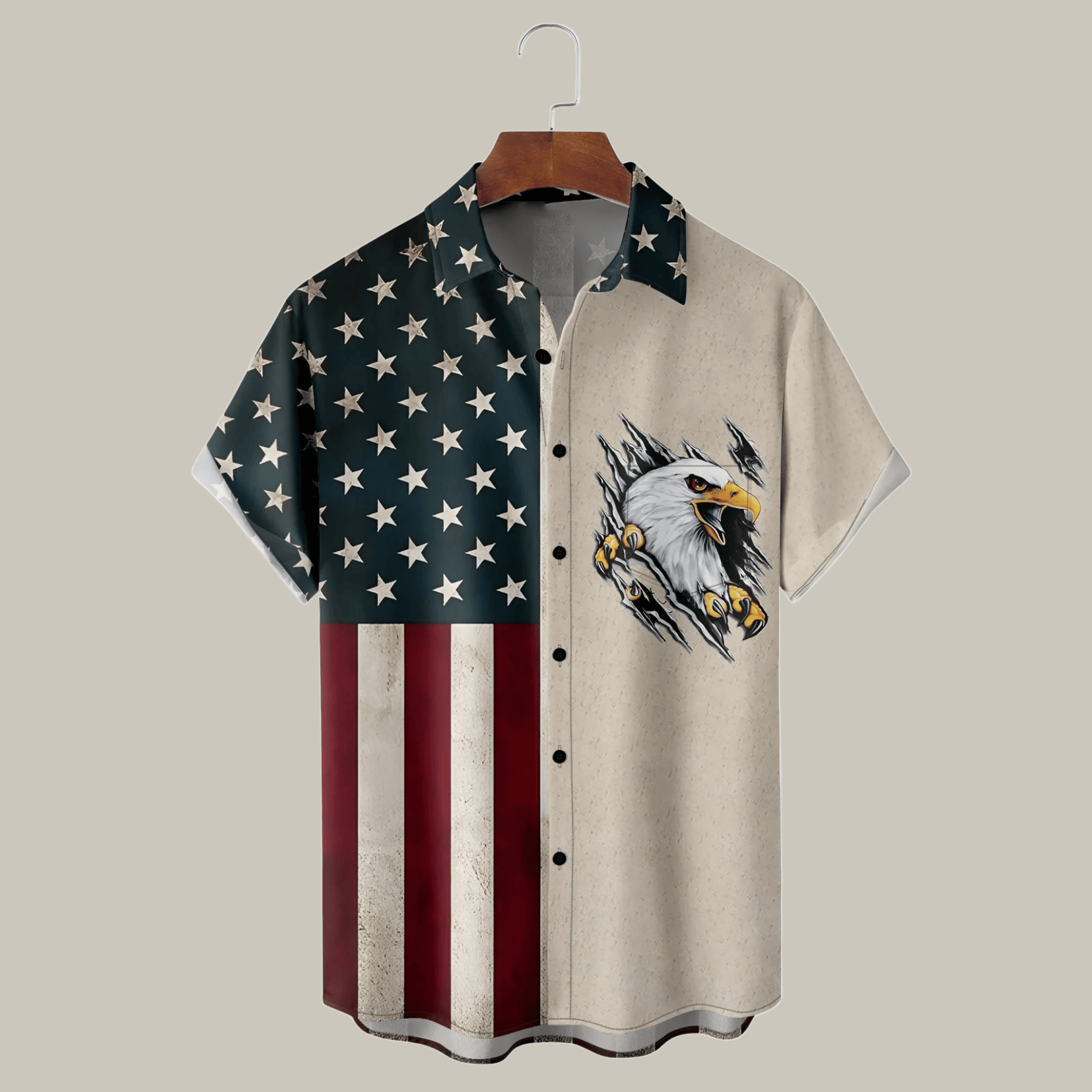 America 250Th Anniversary US Flag Hawaiian Shirt Bald Eagle Pride Apparel Best Gifts For Men
