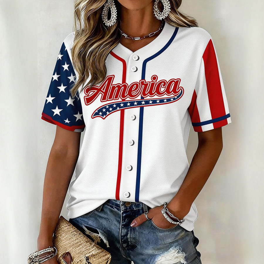 America Baseball Team Jersey American Flag 2026 World Baseball Classic Clothing