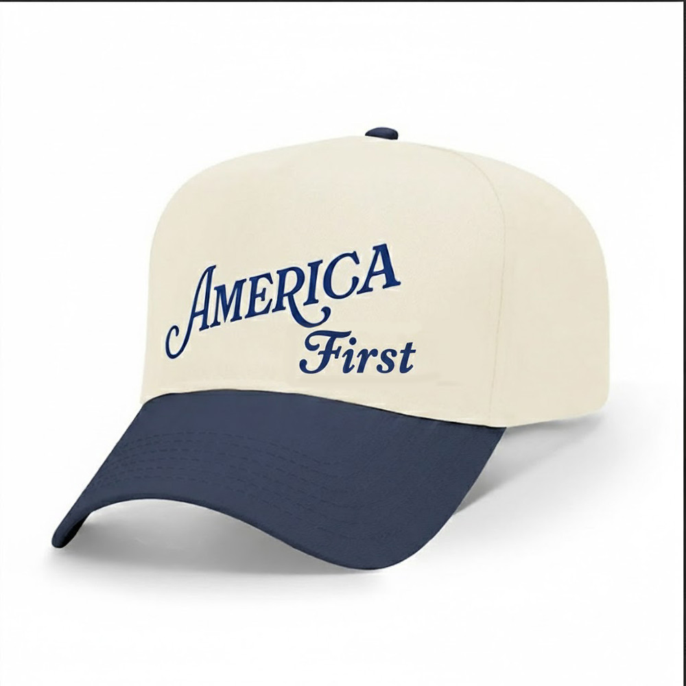 America First Hat MAGA Support Merch Patriotic Baseball Cap Best Gifts For Family