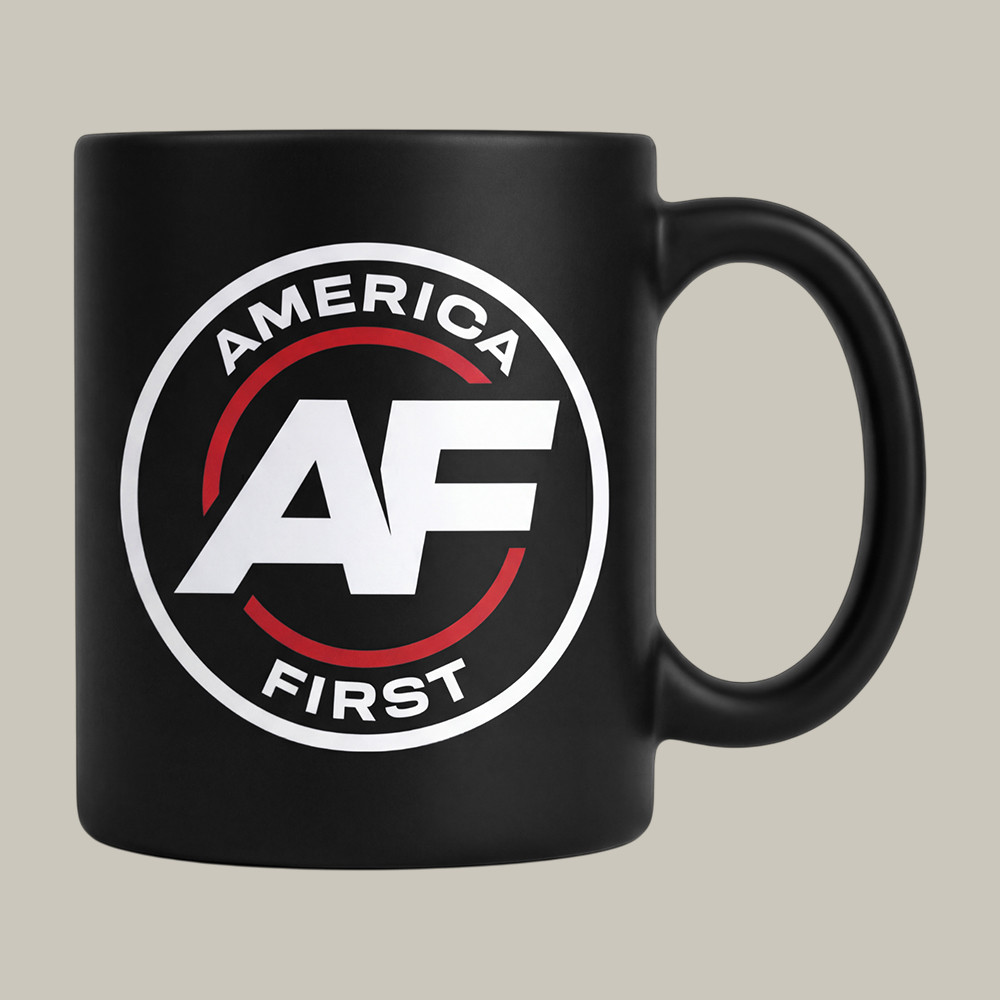 America First Mug Political Commentary Merchandise Coffee Lover Gift For Father's Day