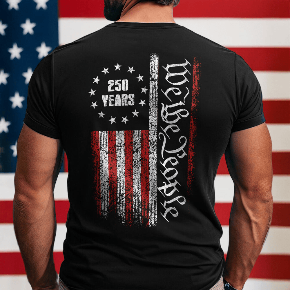 America Independence We The People T-Shirt 4th Of July Shirt Patriotic Men Gifts