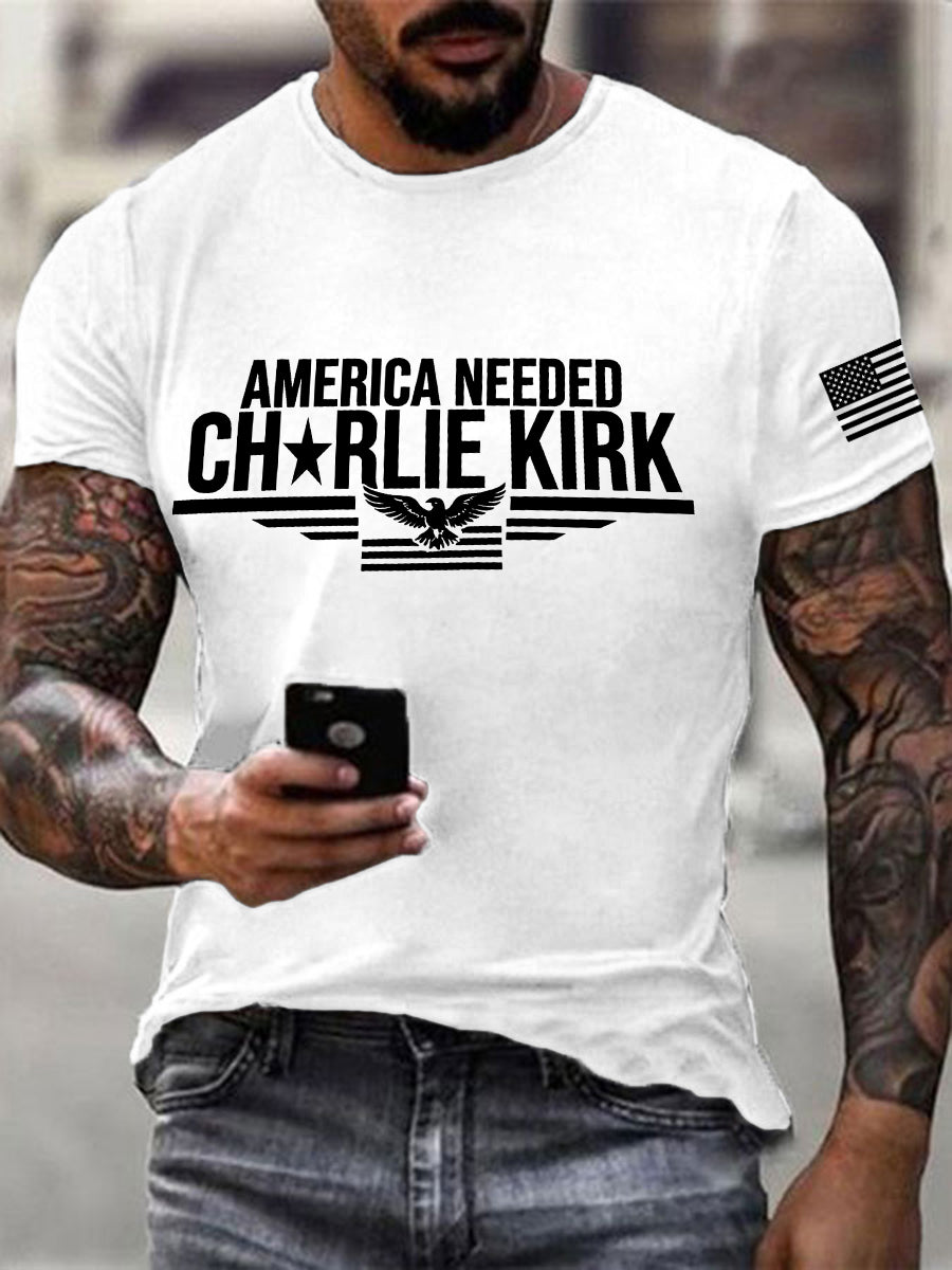 America Needed Charlie Kirk T-Shirt This Is The Turning Point TPUSA Merchandise
